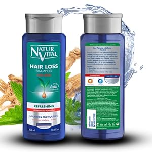 NaturVital Hair Loss Refreshing Shampoo for Men 300ML